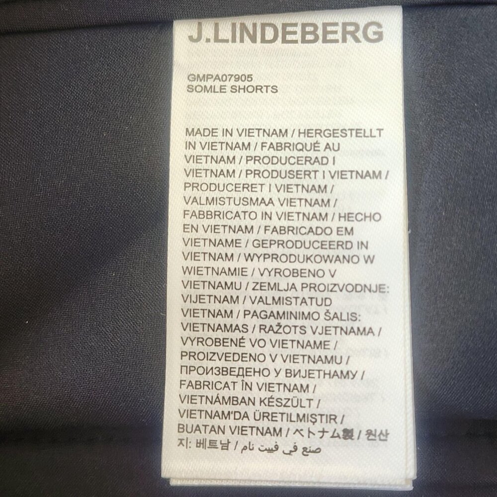 J.Lindeberg Somle Shorts Mens 40 Black Chino Golf Casual 12 Inseam - Picture 7 of 14